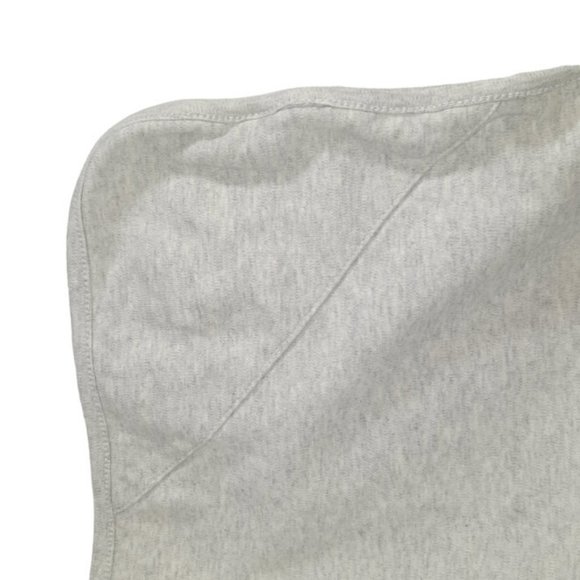 Little Me Gray Giraffe Elephant Zebra Receiving Security Lovey Blanket 28" X 24 - Picture 3 of 4